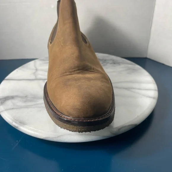 Johnston & MurphyLeather Boots Pull-on Tan Chukkas- 10 Mens